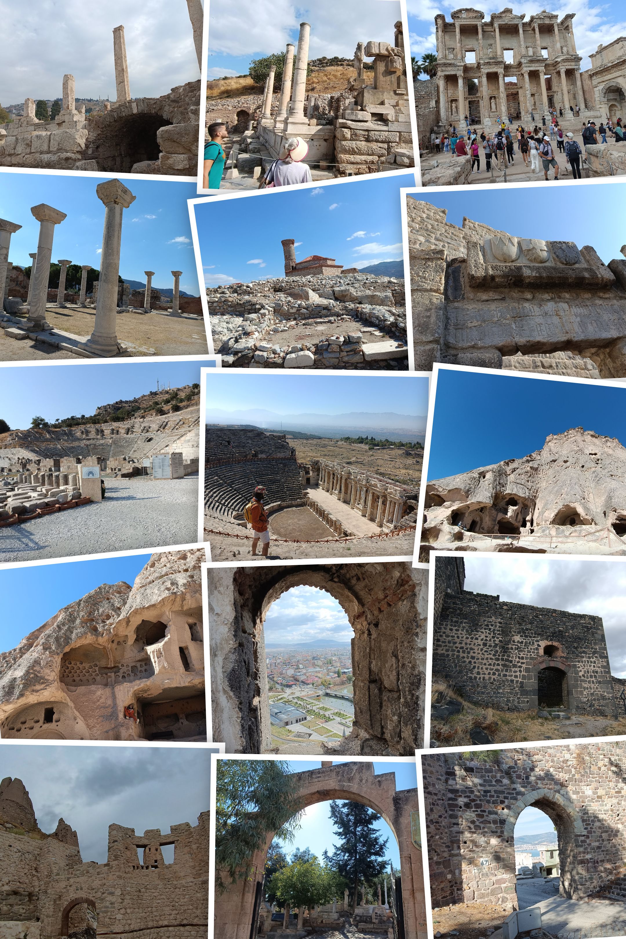 Antic cities Collage-Turquie